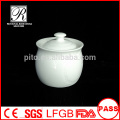 P&T porcelain factory square sugar bowl, round sugar bowl with cover